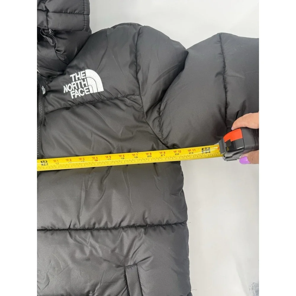 NWT The North Face Men 700 Fill Plus XL Fits L Black Hood‎ Winter Jacket READ
